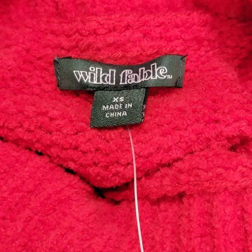 Women's Striped Turtleneck Pullover Sweater - Wild Fable - XS - Picture 6 of 7